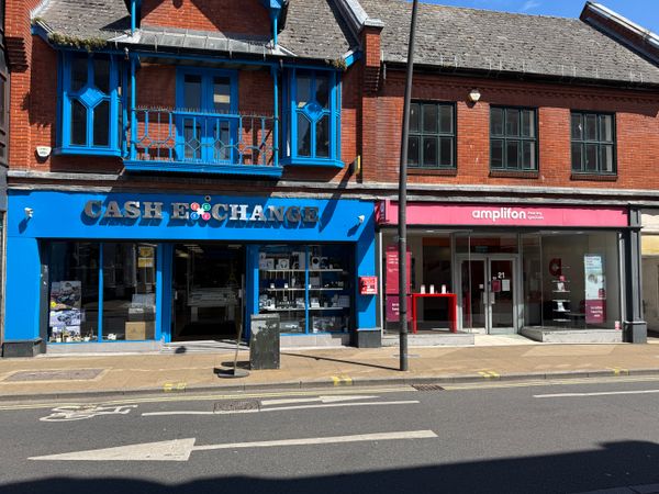 Cash Exchange and Amplifon at 19-21 Upper Brook Street in Ipswich