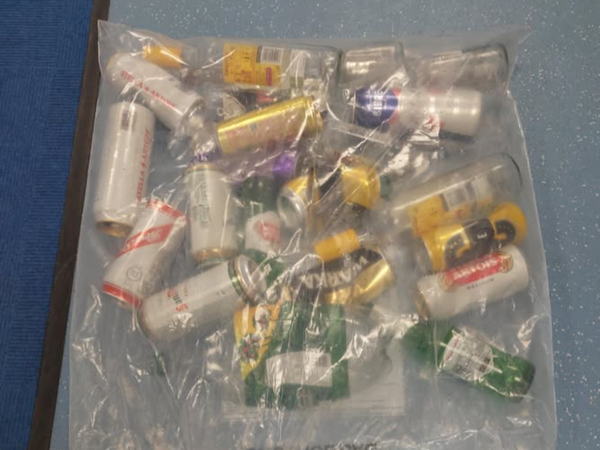 Alcohol confiscated by police