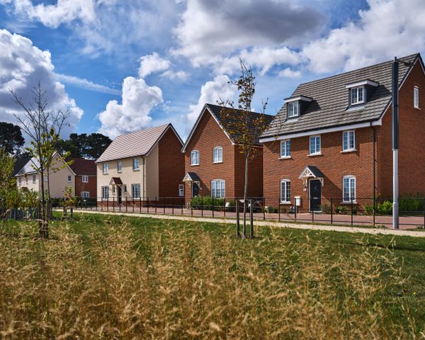 New homes at Taylor Wimpey’s Wolsey Grange development near Ipswich