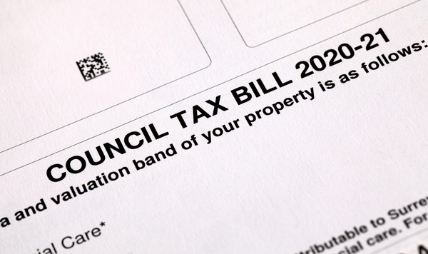 A council tax bill