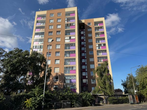 Cumberland Towers on Norwich Road in Ipswich