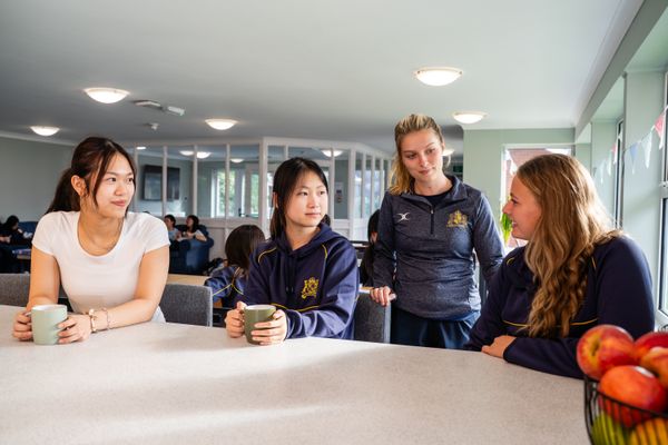 Inside the new boarding house at Ipswich School