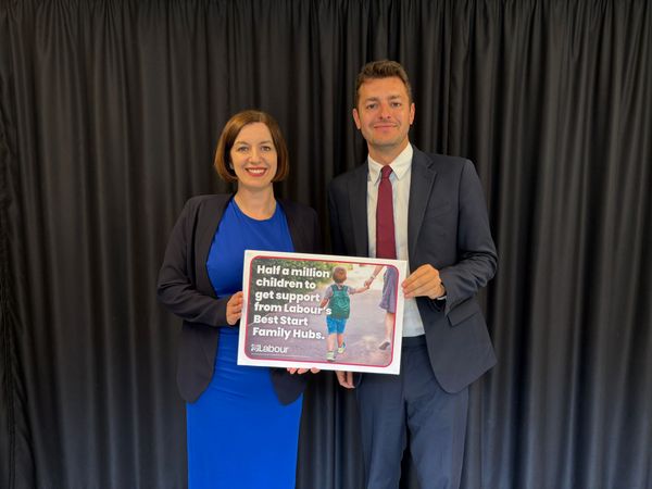 Education Secretary Bridget Phillipson and Ipswich MP Jack Abbott