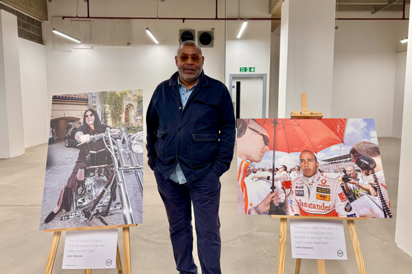 World-renowned Ipswich photographer John Ferguson at his free Buttermarket exhibition