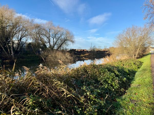 The River Gipping in Ipswich