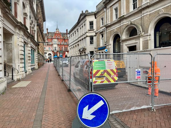 Works in Ipswich Town Centre for Greening project
