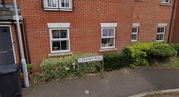 Russet Road in Ipswich