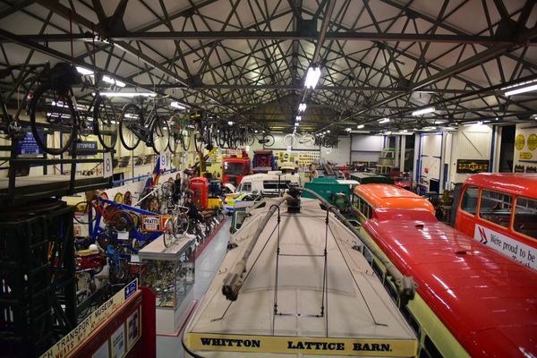 Ipswich Transport Museum exhibits from the roof - January 2026