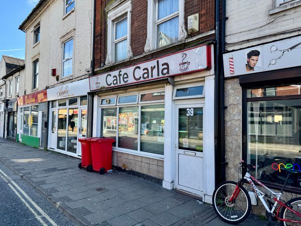 Cafe Carla on Norwich Road in Ipswich