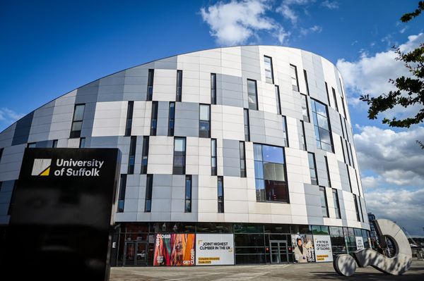 The University of Suffolk's Waterfront campus in Ipswich