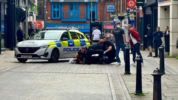 Man arrested after ATM 'damaged' in Ipswich town centre