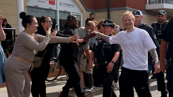 Fans flock to Ipswich's Waterfront for Ed Sheeran performance