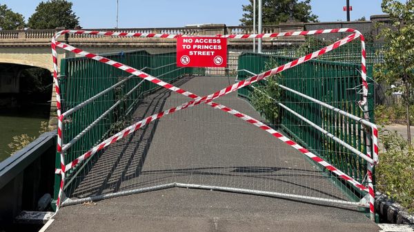 Merchants Yard: Two years on, still no access to Princes Street bridge
