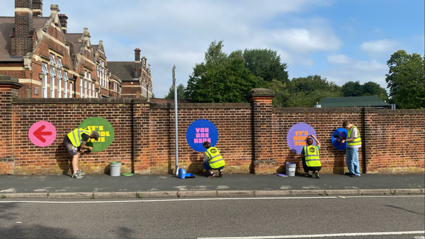 New art trail opens on the road to safer school runs