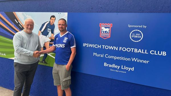 Local artist's ITFC mural unveiled on Princes Street