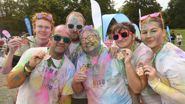 Colour Run raises £23,000 for local hospitals