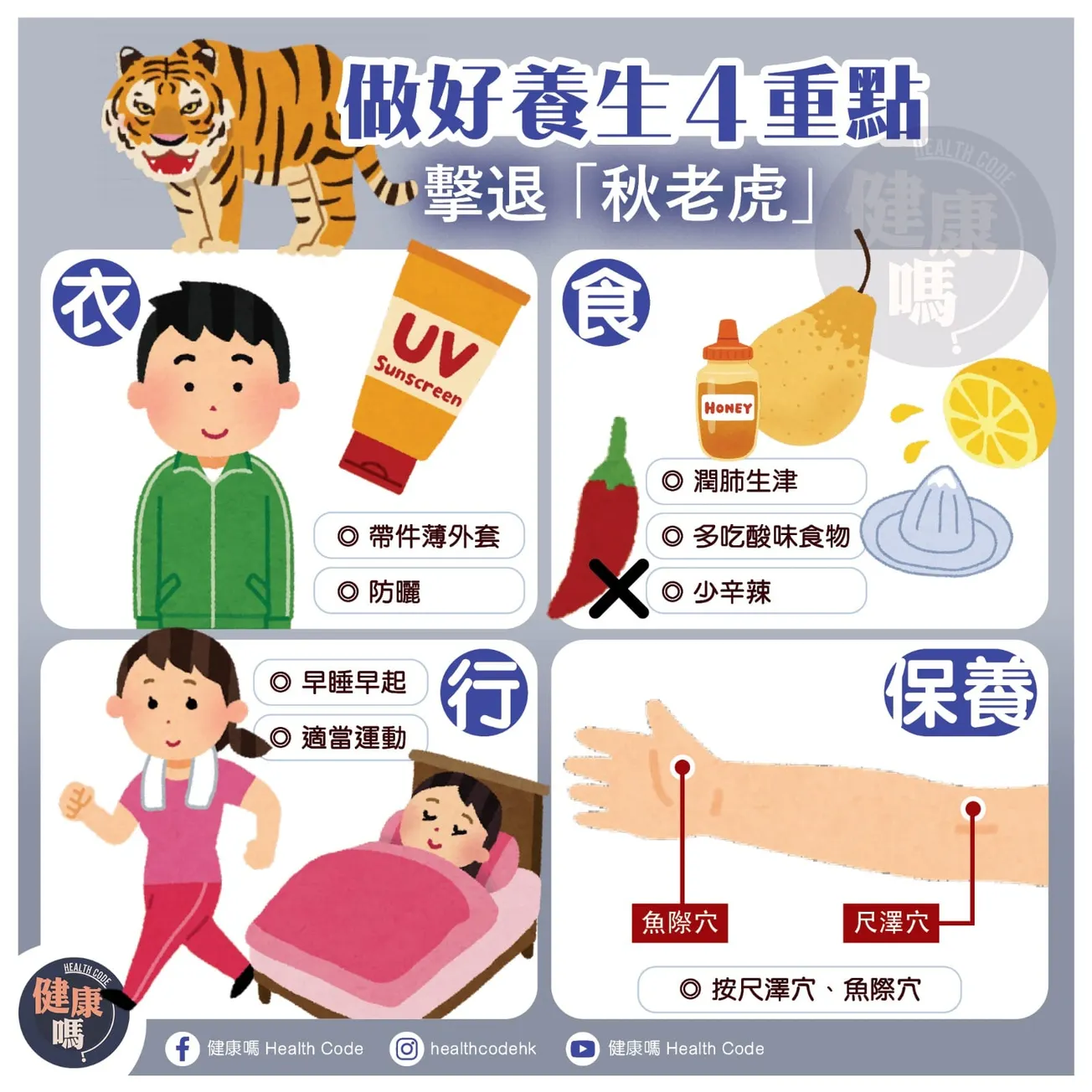 做好養生4重點 擊退「秋老虎」