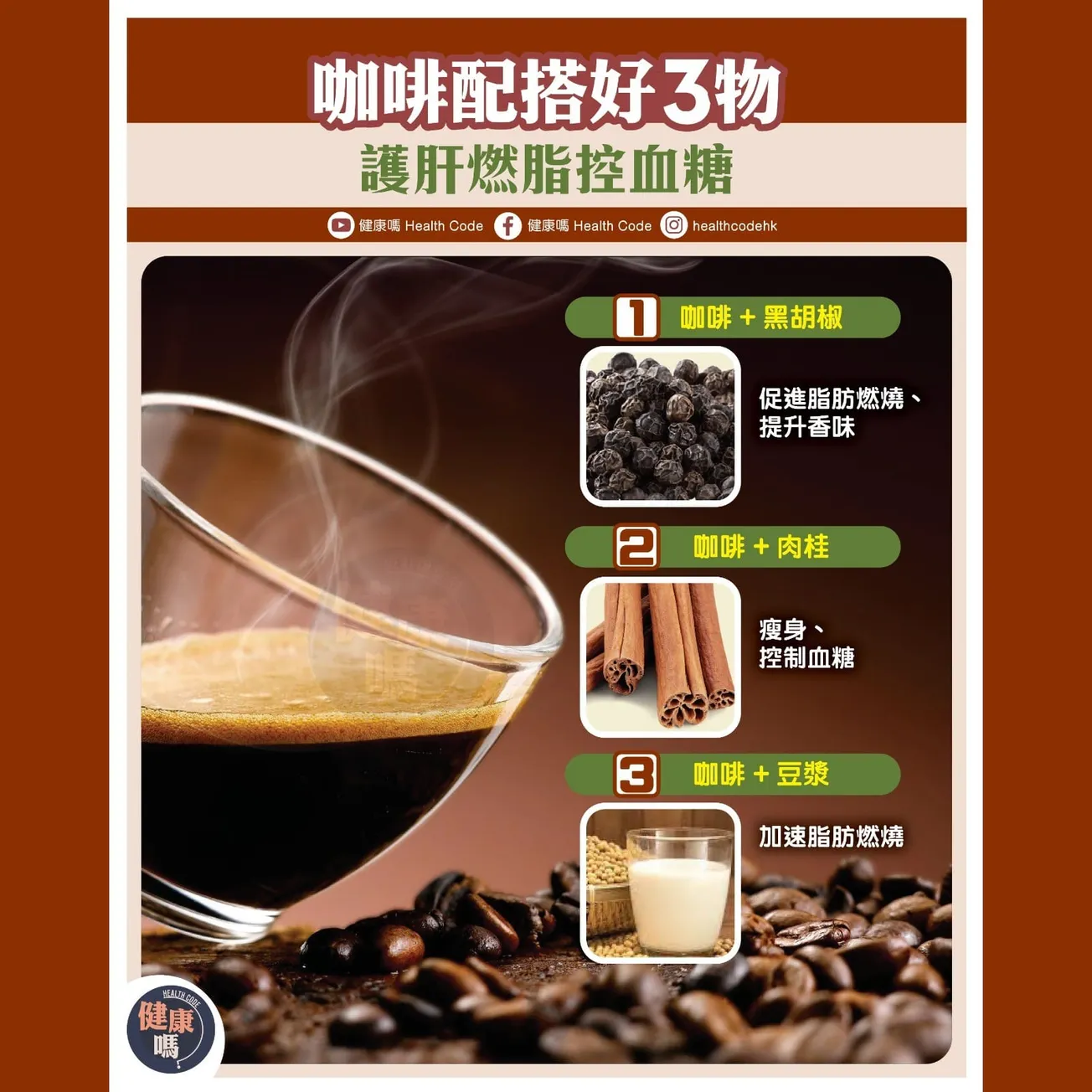 咖啡配搭好 3 物 護肝燃脂控血糖