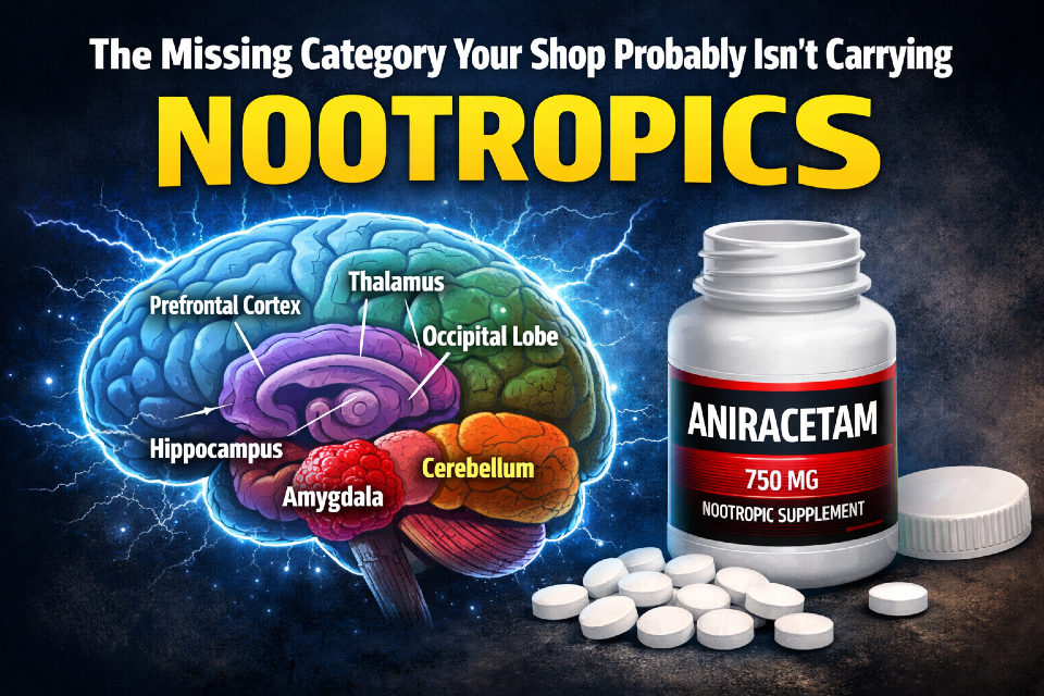 Nootropics: An Underserved Head/Smoke Shop Supplement  Category You Should Be Carrying, But Likely Aren't