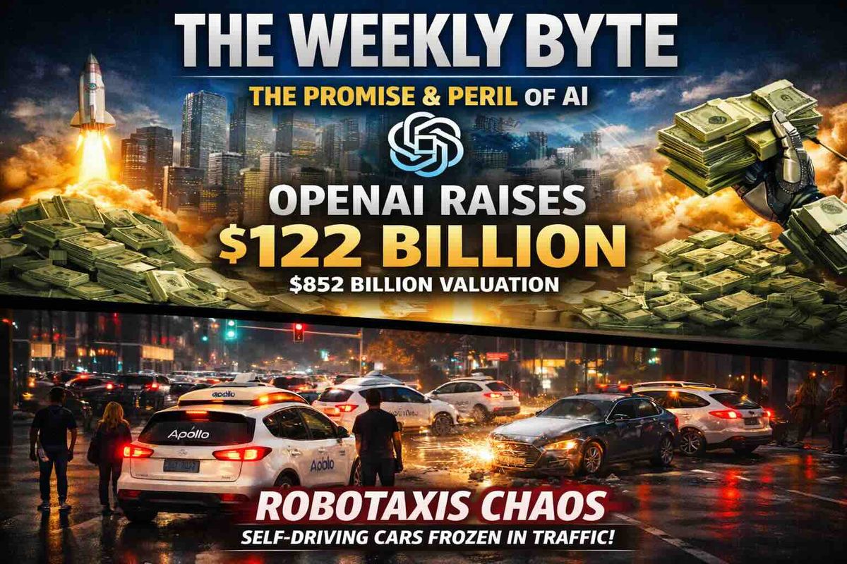 OpenAI's Record Raise and the Week Autonomous Cars Stood Still