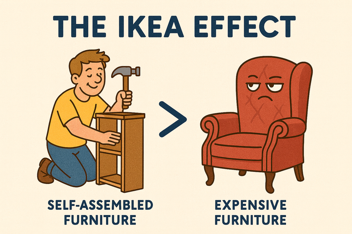 🪑 The IKEA Effect: Why We Love What We Build