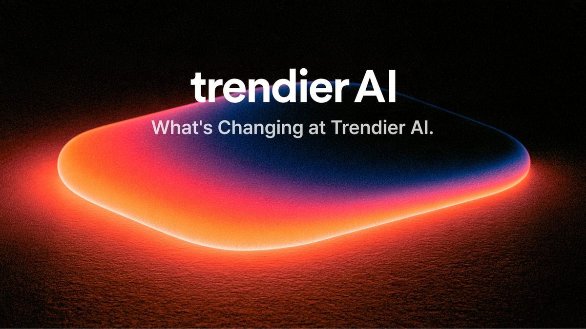 trendier AI Feature and Pricing Update (Effective Sep 30, 2026)