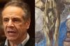 EXCLUSIVE: Andrew Cuomo Bears Uncanny Resemblance to Flayed Hide of St. Bartholomew as Depicted by Michelangelo on the Sistine Chapel