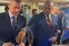 The MTA Boss and a Mess of Reporters Chase Mayor Adams and Trump’s Transportation Secretary Through the 'Shithole' Subways