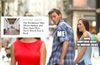 The distracted boyfriend meme. The girlfriend's caption is "Doing something about the housing crisis." The Boyfriend's captio
