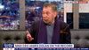 A photo illustration of James Dolan talking on FOX5 with annotations reading "Business acumen here" pointing to his head, and