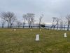 Grave markers on Hart Island.