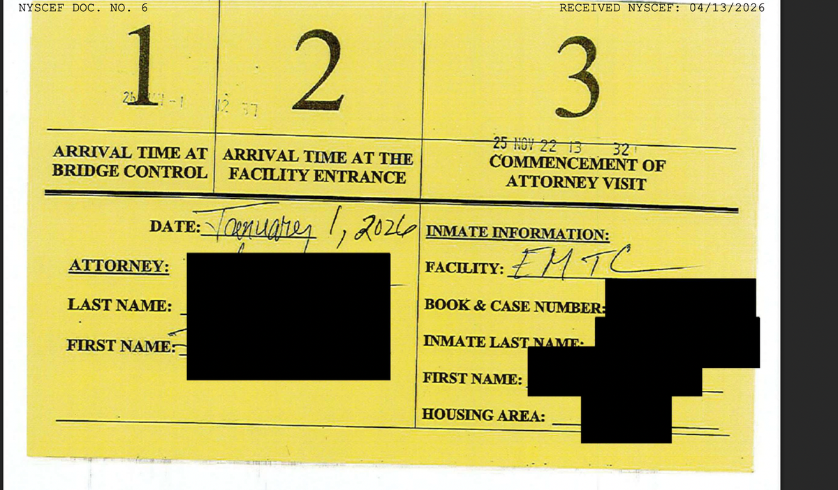 Are New Yorkers Held on Rikers Getting Timely Access to Their Lawyers? The City Says: None of Your Business