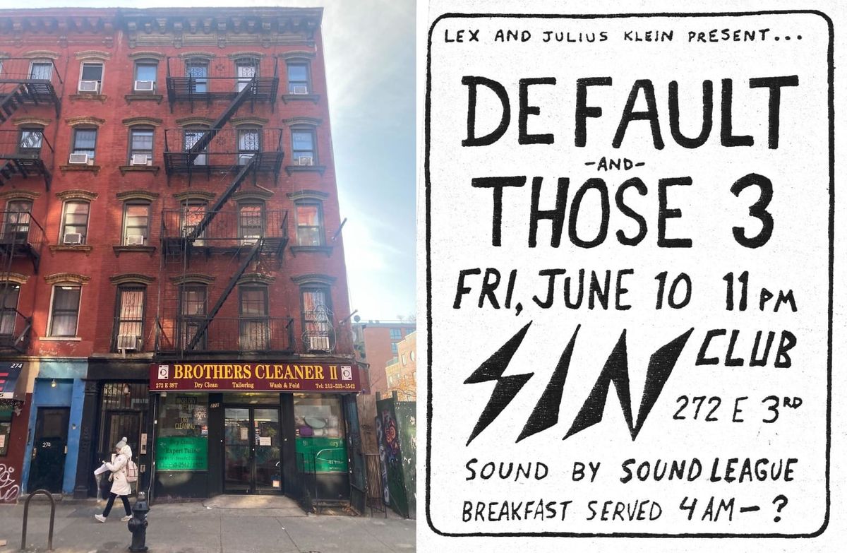 An Oral History of SIN Club, The Coolest Venue on the Lower East