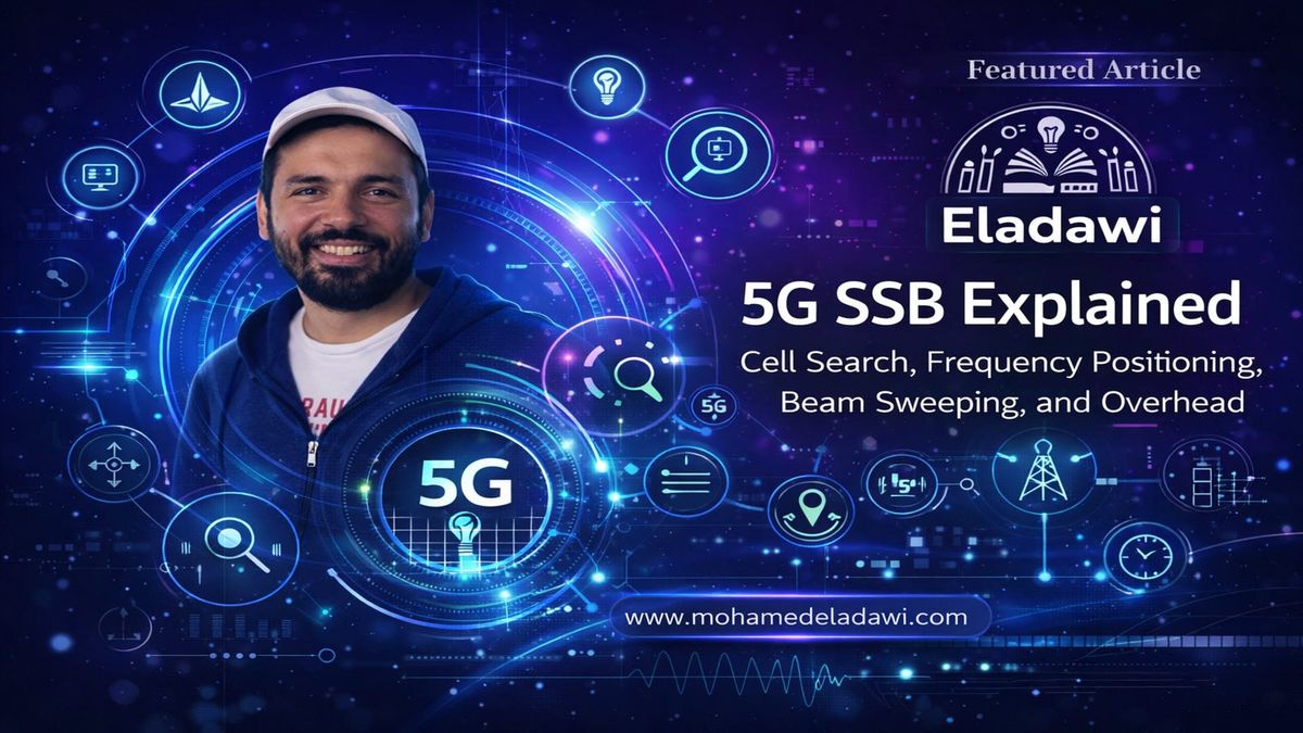 5G SSB Explained: Cell Search, Frequency Positioning, Beam Sweeping, and Overhead (Article)
