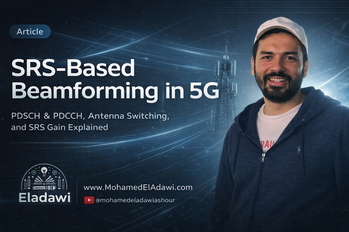 SRS-Based Beamforming in 5G | PDSCH & PDCCH, Antenna Switching, SRS Gain Explained (Article)