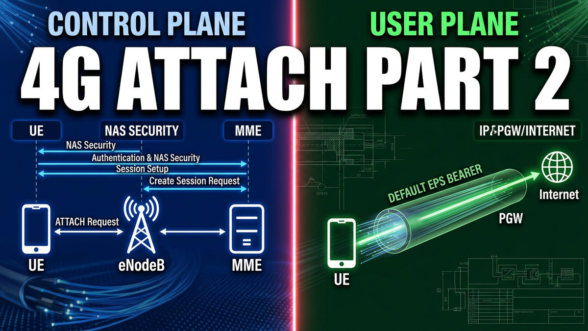 4G LTE Attach Procedure Explained Step by Step: Part 2