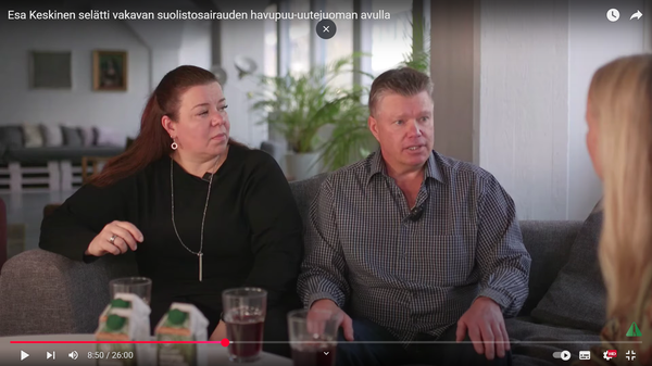 Esa Keskinen selätti vakavan suolistosairauden havupuu-uutejuoman avulla – koskettava tarina luonnonvoimasta