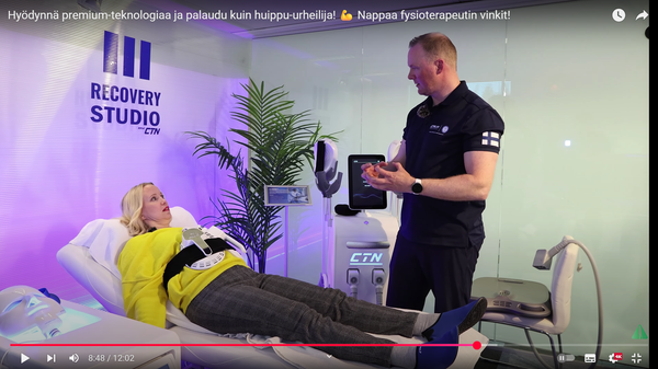 Hyödynnä premium-teknologiaa ja palaudu kuin huippu-urheilija – fysioterapeutin vinkit palautumiseen