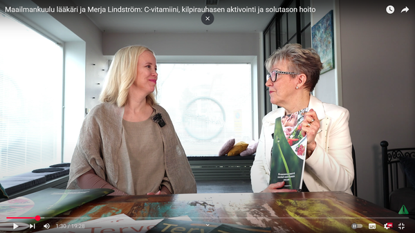 C-vitamiini, kilpirauhasen aktivointi ja solutason hoito – Merja Lindström ja tohtori Thomas Levy KoivuTV:ssä