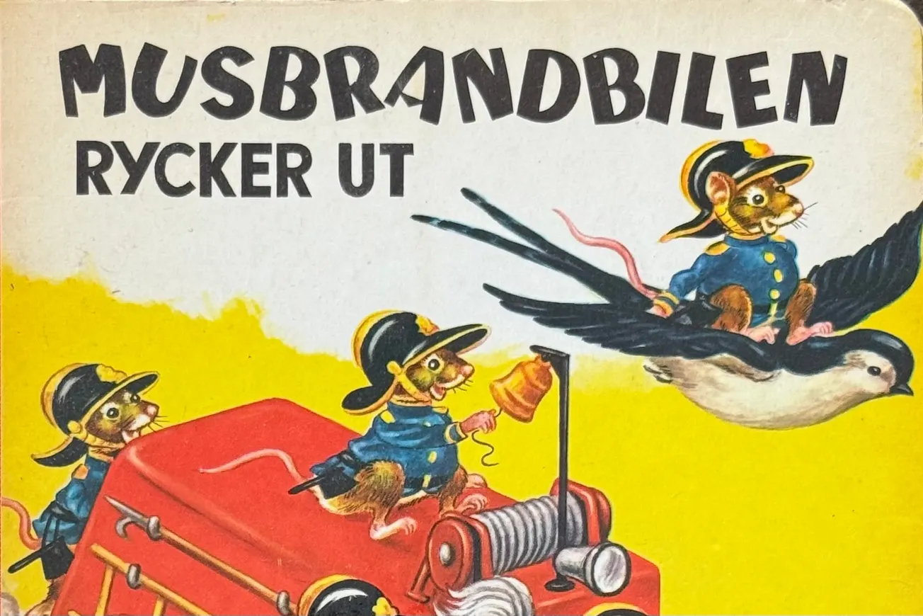 Musbrandbilen rycker ut