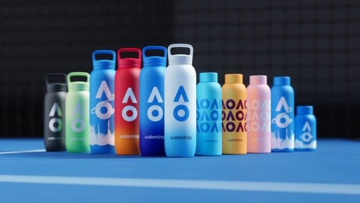 Waterdrop creating an impact on and off the court at Australian Open
