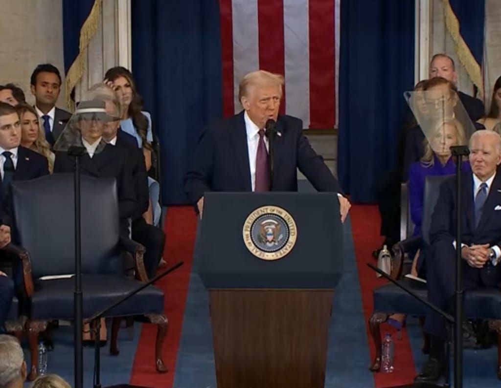 Trump Vows to Restore Free Speech in Inauguration Speech