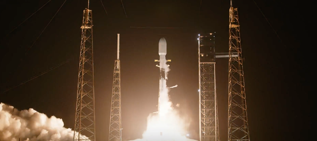 SpaceX Sends Amazon Satellites into Space