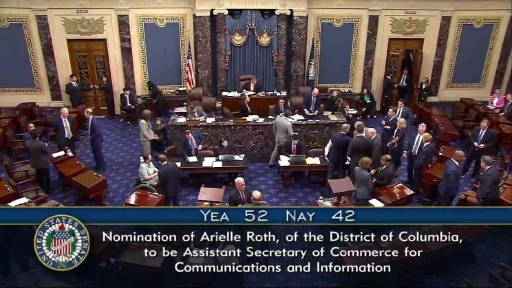 Senate Confirms Roth to Lead NTIA
