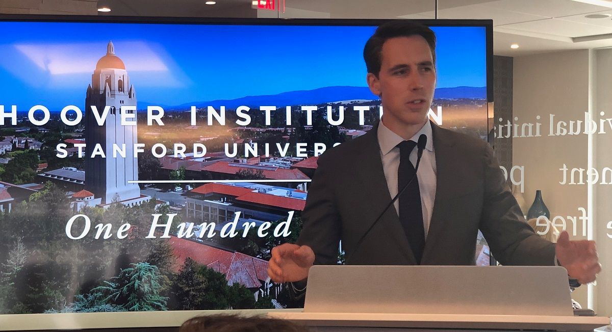 Sen. Josh Hawley Accuses Facebook of Addiction and Calls Social Media Worth-Less