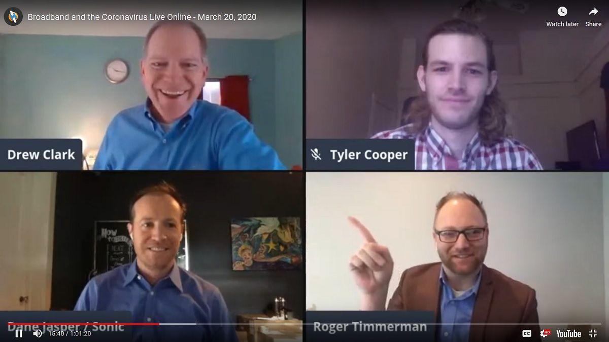 Broadband Breakfast Live Online on Friday, March 20, 2020 – Measuring and Understanding Bandwidth Usage During the Coronavirus