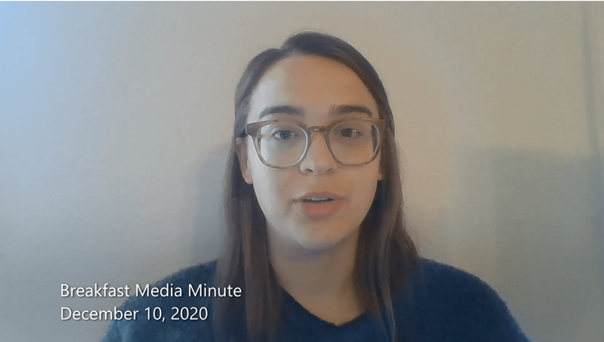 Breakfast Media Minute: December 10, 2020