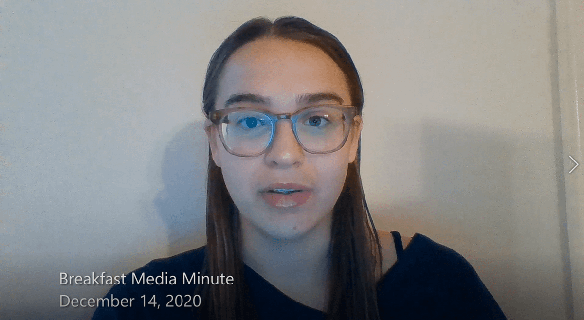 Breakfast Media Minute: December 14, 2020