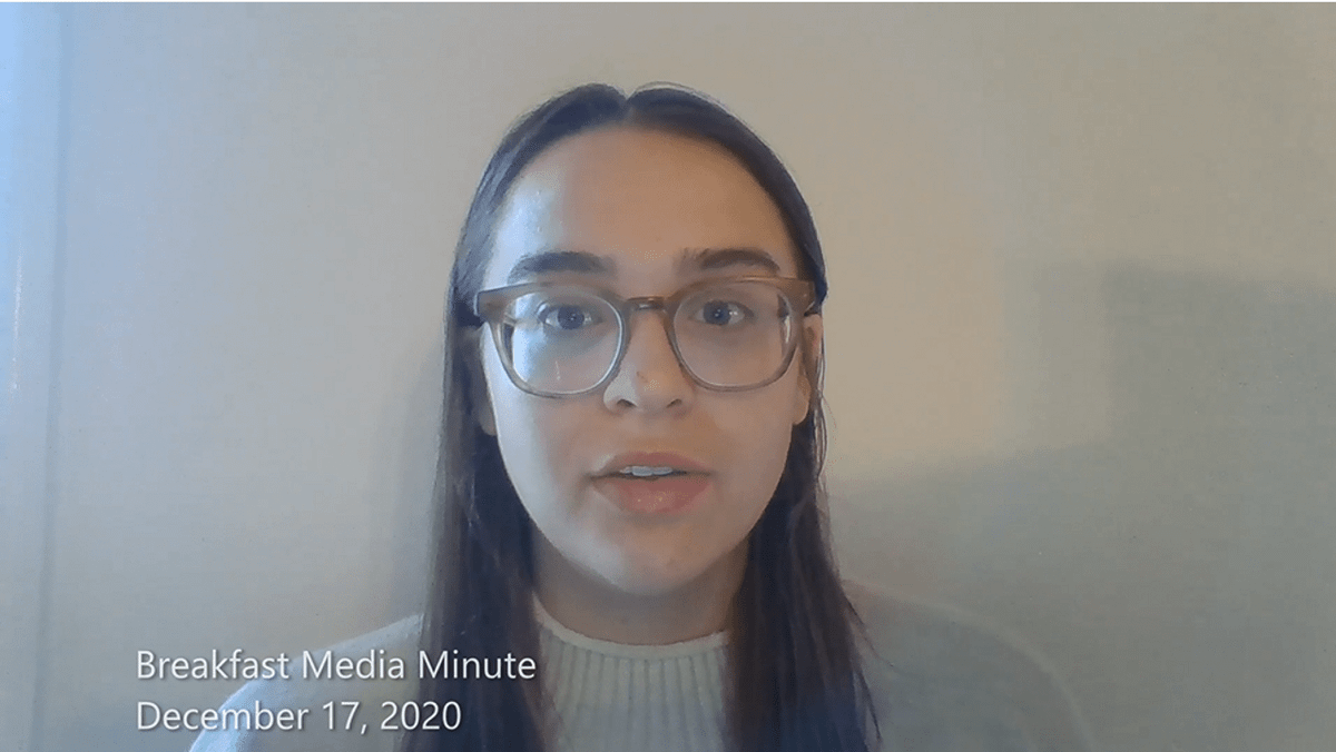 Breakfast Media Minute: December 17, 2020