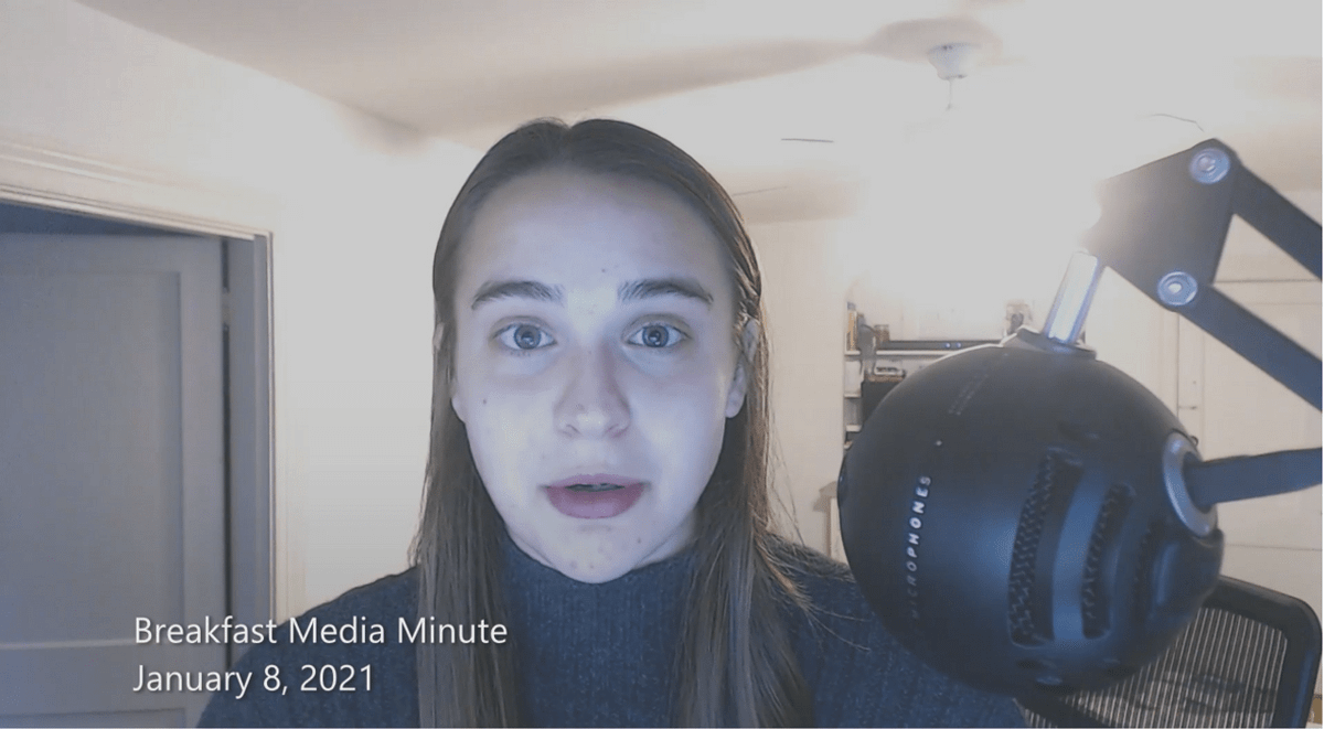 Breakfast Media Minute: January 8, 2021